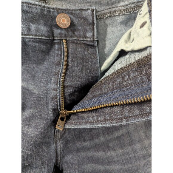 American Eagle Jeans Mens Size 32x34 Blue Original Straight Faded Whiskers Y2K - Picture 10 of 14